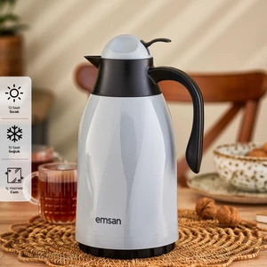 Sırça Termos 1.3 Litre Gri