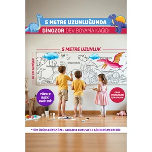 Dinozor Boyama Kağıdı