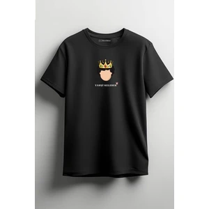 Prens Dizi Baskılı Unisex Tişört - Vahşi Kelebek Siyah