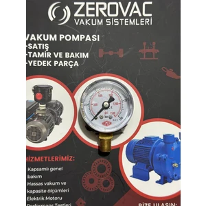 Çap Ø40 mm Alttan Bağlantılı Kuru Tip Manometre