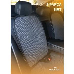 Meka Part Terletmez Koltuk Koruyucu Kılıf 2 Parça Sadece Arka Koltuk Sırt Universal