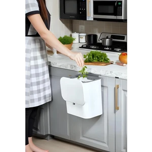 Asmalı Kapaklı Çöp Kovası 15 Litre