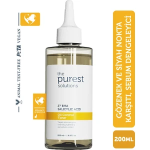 The Purest Solutions Yağlı ve Karma Cilt  Salisilik Asit Tonik 200 ml