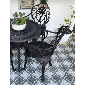 Ivf Isparta Model 2'li Ferforje Görünümlü Plastik Fiskos Masalı Takım