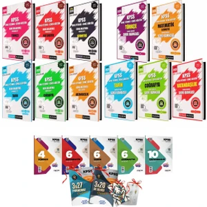 2026 Önlisans Kpss Gygk Pegem 11LI Konu Anlatım ve Soru Bankası Seti ve 5li Branş Deneme 4 Hediye