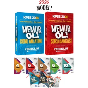  2026 Önlisans-Ortaöğretim Kpss Yediiklim Memur Ol Tek Kitap Konu Anlatımı ve Soru Bankası Seti