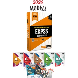 2026 Ekpss Pegem Akademi Soru Bankası Tüm Dersler Tek Kitap ve 5 Branş Denemesi 4 Hediyeli Set