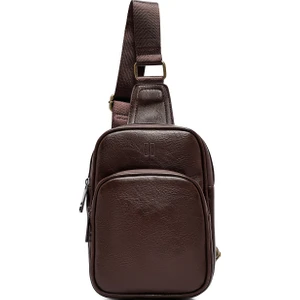 Erkek Kahverengi Mini Çapraz Çanta 25SBD300518