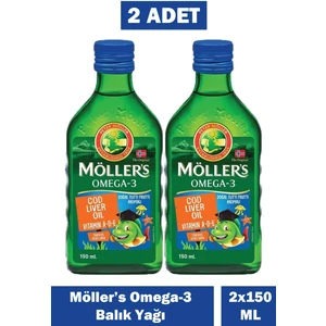 Omega-3 Balık Yağı Şurubu Tutti Frutti 150 ml 2 Adet