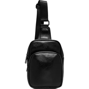 Erkek Siyah Mini Çapraz Çanta 25SBD300518