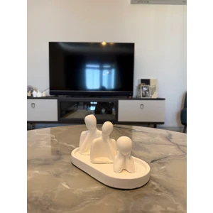 Taş Tozu 3'lü Aile Dekoratif Set