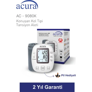 9080K Türkçe Konuşan Koldan Tam Otomatik Tansiyon Aleti