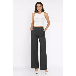 Kadın Bel Lastikli Cırtlı Palazzo Pantolon P-00017609