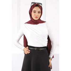 Ekru Önü Drapeli Sandy Bluz