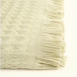 Solıd Waffle Pamuk Modal Pamuklu Yüz Havlusu 50X90 cm Yeşil