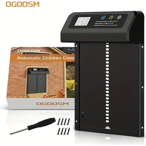 Programlanabilir Otomatik Dijital Ekran Zaman Ayarlı Kümes Kapısı (Sıkışma Önleyici -Su Geçirmez)