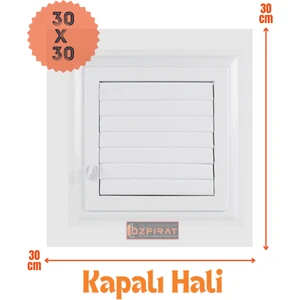 Menfez Banyo / Wc Havalandırma Menfezi / Plastik