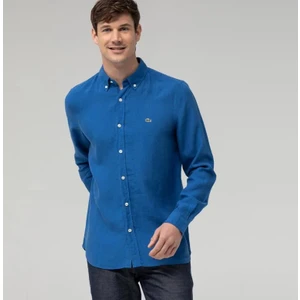 Slim Fit Keten Gömlek