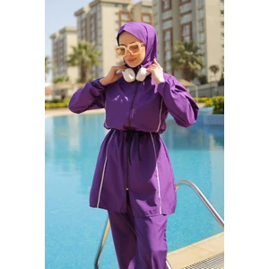 4 Parça Tesettür Mayo Takımı