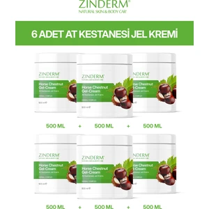 At Kestanesi Jeli, Masaj Kremi 500 ml (6 Adet x 500 Ml)