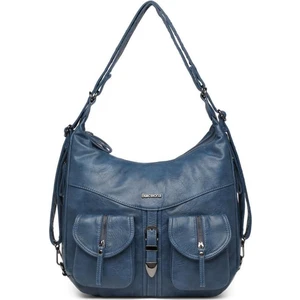 Yıkama Deri Hem Sırt Hem Omuz Kadın Çantası 21-K Barcelona 1936