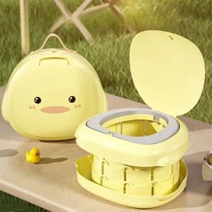 Katlanabilir Bebek Tuvaleti  Taşınabilir Çocuk Lazımlık Tuvalet Eğitici Hijyenik Seyahat Için Uygun