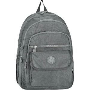 Krinkıl Suya Dayanıklı Büyük Boy Siyah Klinkır Sırt Çantası Seyahat Okul Çanta 15,6 Lise