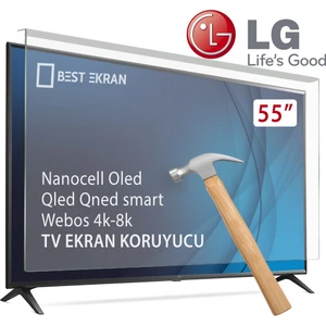 Best Ekran Lg OLED55B56LA Tv Ekran Koruyucu - Lg 55" Inç 139 cm Webos OLED Kırılmaz Koruyucu