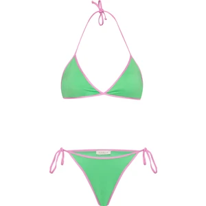 Biyeli Yeşil Üçgen Bikini
