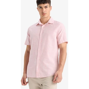 Pamuklu Kısa Kollu Gömlek F6401AX25SM