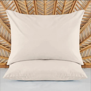 Soft Basic 2'li Yastık Kılıfı - Ekru - 50x70 cm