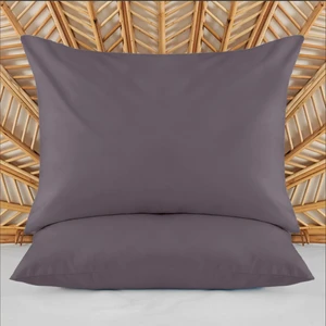 Soft Basic 2'li Yastık Kılıfı - Antrasit - 50x70 cm