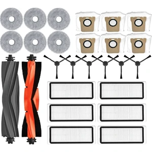 Dreame Bot L20 Ultra / L20 Ultra Yedek Parça Aksesuarları Silindir Yan Fırça Hepa Filtre Paspas Pedi Toz Torbası (Yurt Dışından)