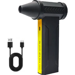 Gcp Like Elektrikli Hava Üfleyici Turbo Jetfan 160000RPM Fırçasız Motor Turbo Şiddetli Fan USB Şarj Edilebilir Güçlü Hava Toz Üfleyici,c (Yurt Dışından)