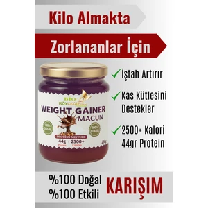 Weıght Gaıner Macun -Kilo aldırıcı - İştah açıcı %100 Doğal Takviye | Pekmez Bal Tahin Arı Sütü Badem Ceviz Fındık