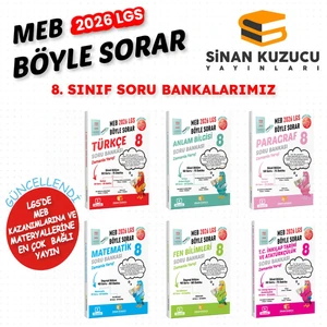 8. Sınıf - LGS Meb Böyle Sorar Soru Bankası Seti ( 2026 LGS )
