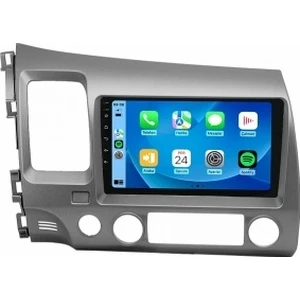 Honda Civic Fd6 2006-2012 9'' 6gb Ram 64GB Hafıza 8 Çekirdek Carplay Kamera Android Multimedya
