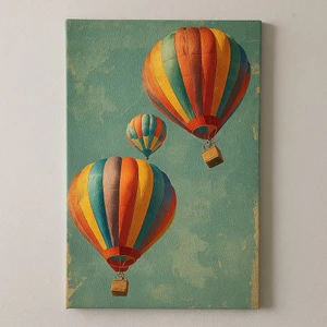 Sayılarla Boyama Tuval Seti Fırça Boya Dahil (Çıtalı) 40X50 cm - Özgürlüğeyükseliş