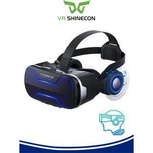 G02ED 3D Kulaklıklı Sanal Gerçeklik Gözlüğü 4.7-6.6 Inç Akıllı Telefonlarla Panoramik