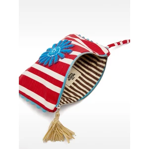 Çizgili Zarf Tipi El Çantası