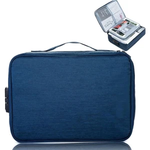 One Kado Kilitli Organizer Evrak & Pasaport Düzenleyici Seyahat Çantası – Pratik ve Güvenli Saklama Çözümü