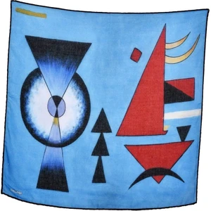 Kandinsky Collage Desenli Bandana