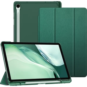 Samsung Galaxy Tab S10 Fe Plus 13.1 Inç 2025 Kılıf Smart Uyku Modlu S Pen Kalem Bölmeli Standlı Arkası Renkli Kapak SM-X620/X626B