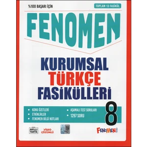 Fenomen 8.sınıf Kurumsal Türkçe Fasikülleri