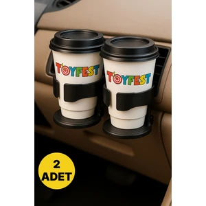 Otomobil Bardak Tutucu - Araba Küllük & Bardaklık Tutacağı - 2 Adet