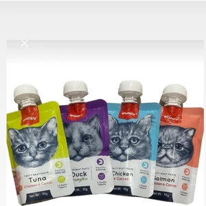 Kapaklı Karışık Sıvı Kedi Ödülü 90 G x 4 Adet