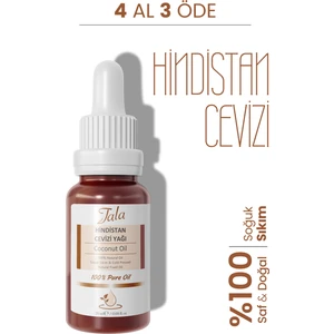 Hindistan Cevizi Yağı 20 ml Soğuk Sıkım Doğal Yağ Sıkılaştırıcı Etki ile Unisex Kullanım