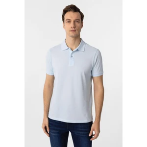 Dar Kesim Pamuk Çekmeyen Kumaş Polo Yaka Tişört