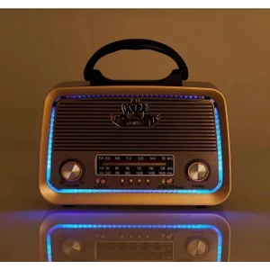 Nostaljik Eskitme Nostalji Tasarimli Bluetoothlu Nostalji Radyo 301 Fm-Sd Kart-Aux