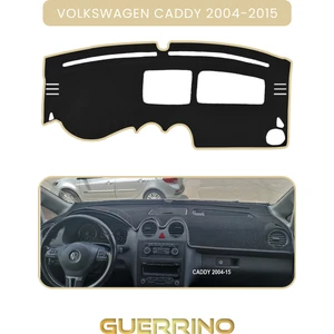 Volkswagen Caddy (2004-2015 )Torpido Koruma Halısı Bej Kenar